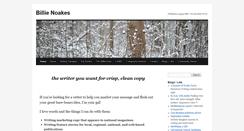 Desktop Screenshot of billienoakes.com